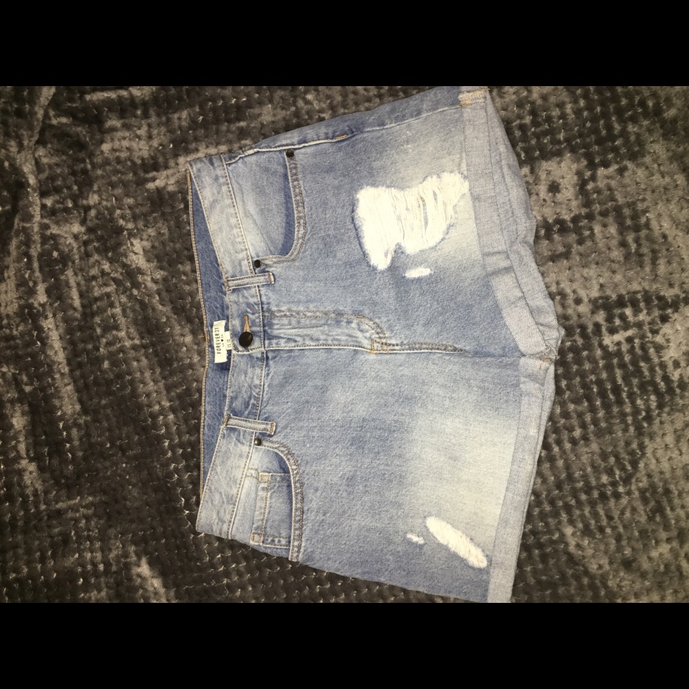Forever21 High Wasted Jean Shorts