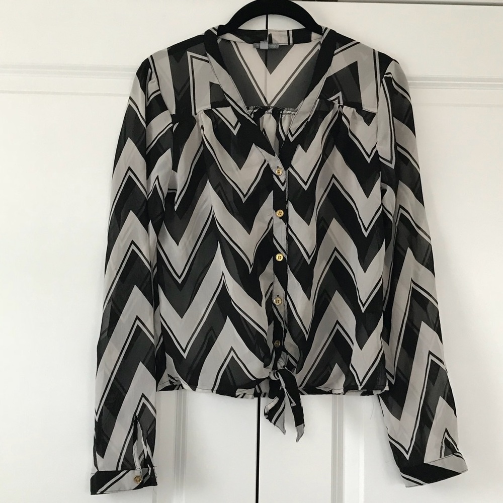 Chevron blouse