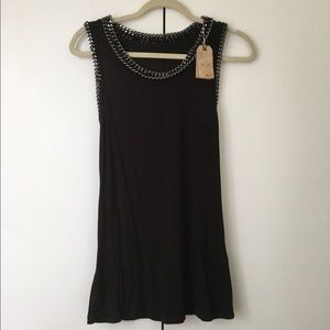 All Saints "Itita Vest" "Jet Black"
