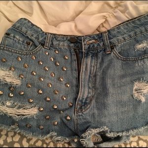 Urban Outfitters Hi-Rise Cheeky Shorts. NEVER WORN
