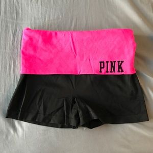 PINK spandex shorts