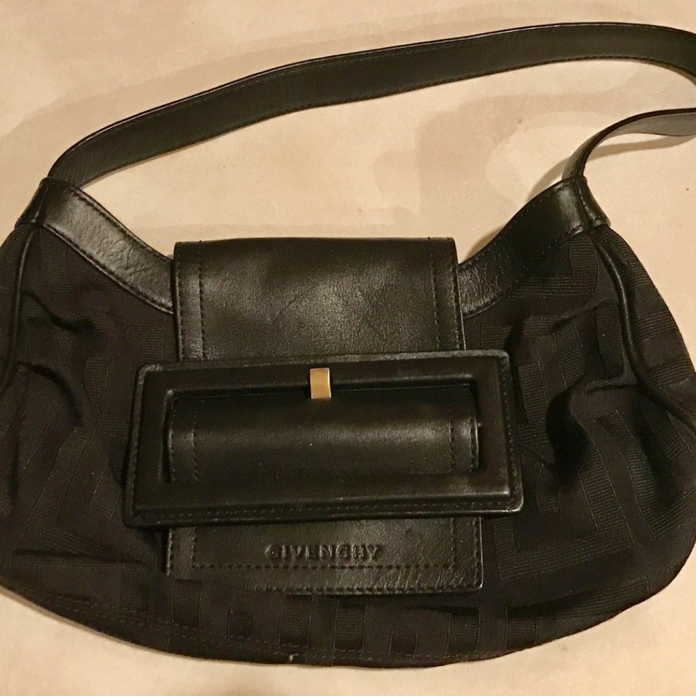 Authentic Givenchy Monogram Black Shoulder Bag - image 2
