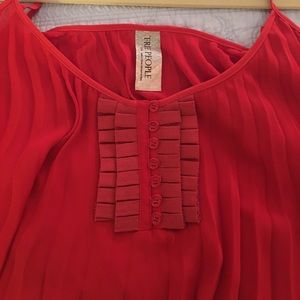 Free People crimson swing tank