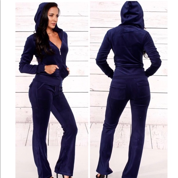 ❤️❤️PLUS❤️❤️Two Piece Jogging Set-Black - Picture 2 of 2