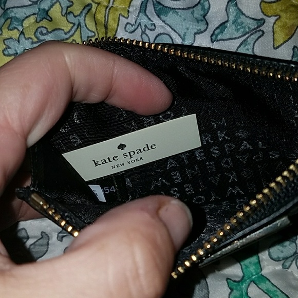 Kate Spade key chain card wallet pouch swan - Picture 5 of 6