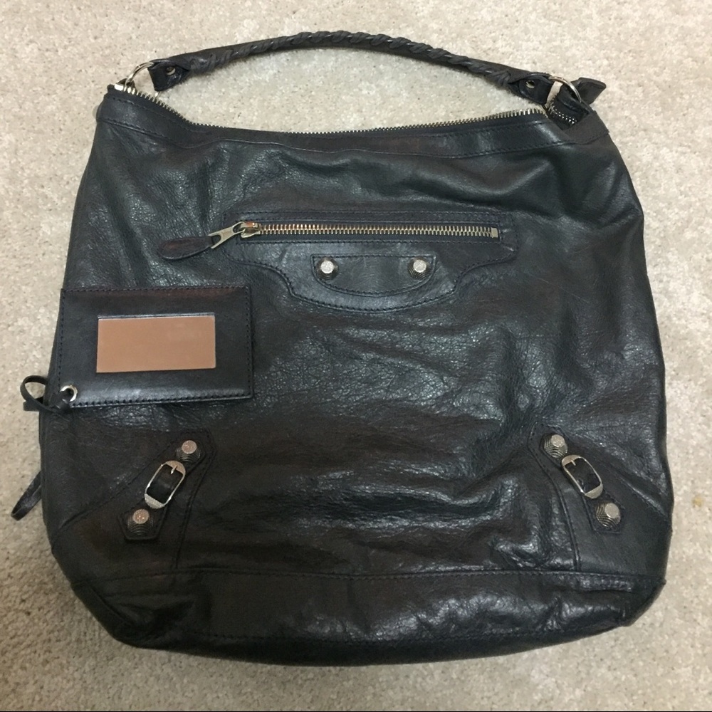 🌟Balenciaga Day Bag w/ GS Hardware in Anthracite.
