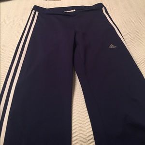 Ladies cropped Adidas workout pants