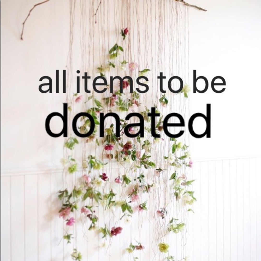 Donating all items soon