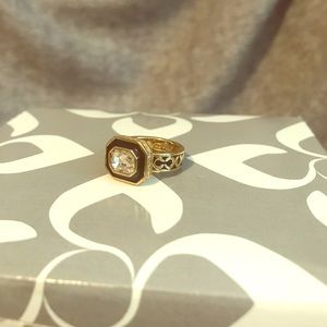 Coach Art Deco Ring