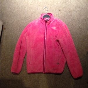 north face girl's fleece jacket size L