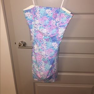 Lilly pulitzer size 4 strapless dress