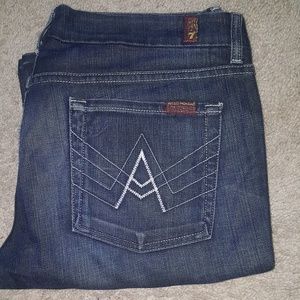 7 For All Mankind dark blue