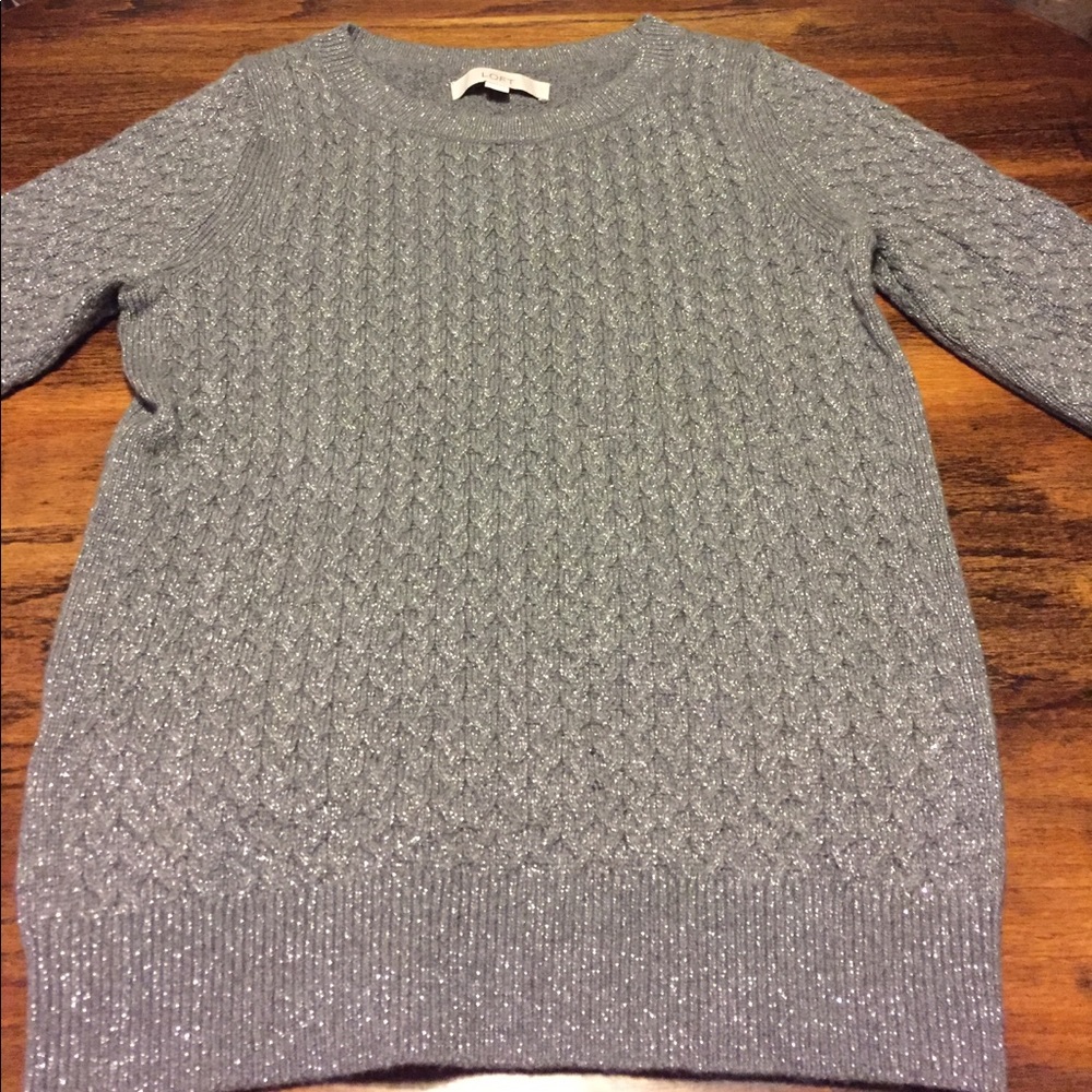 Loft cable knit sweater