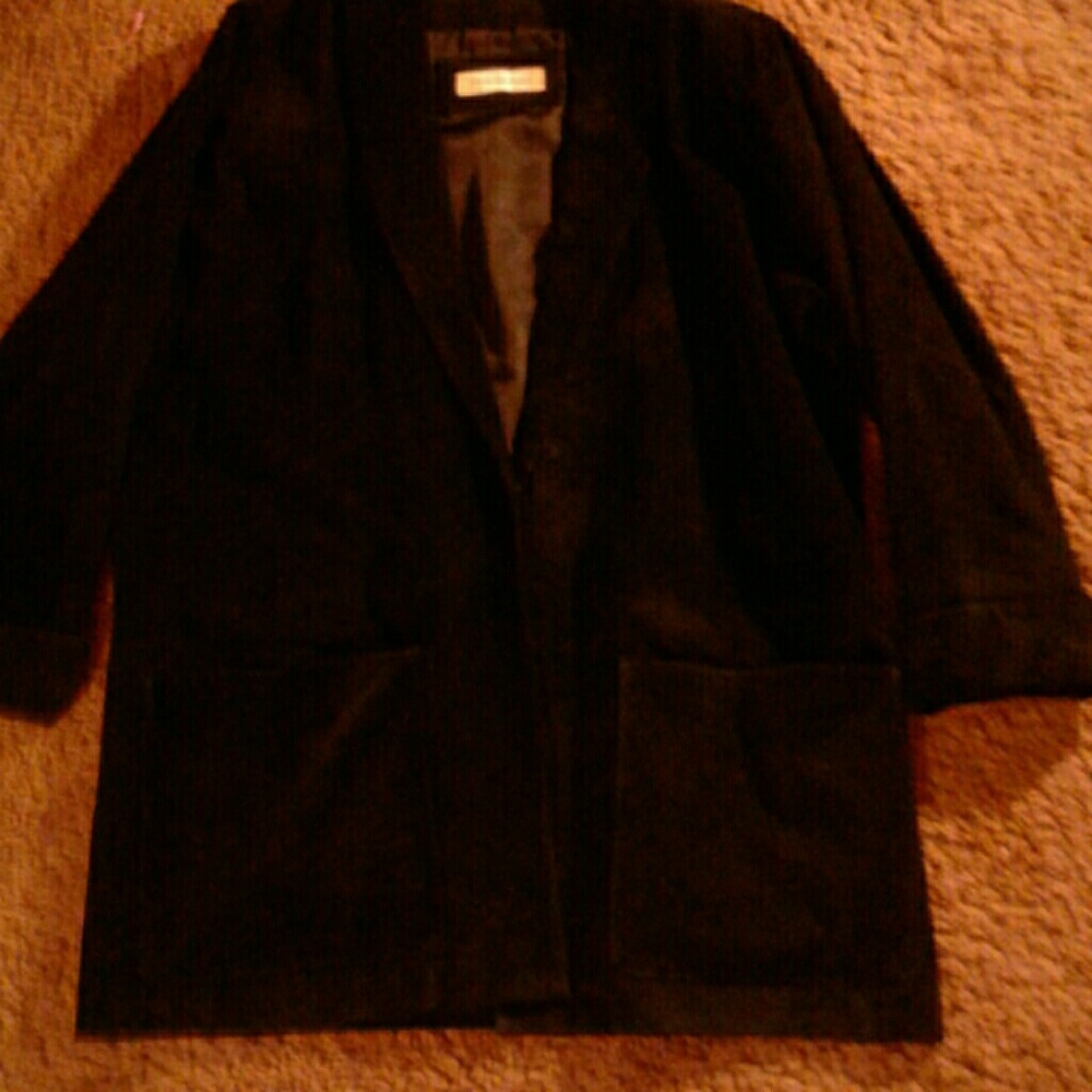 Suede jacket an black - Picture 1 of 2