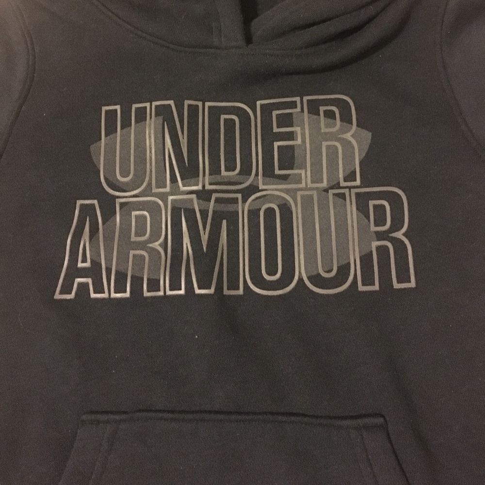 Under Armour youth size XS black hoodie NWT - Picture 4 of 6