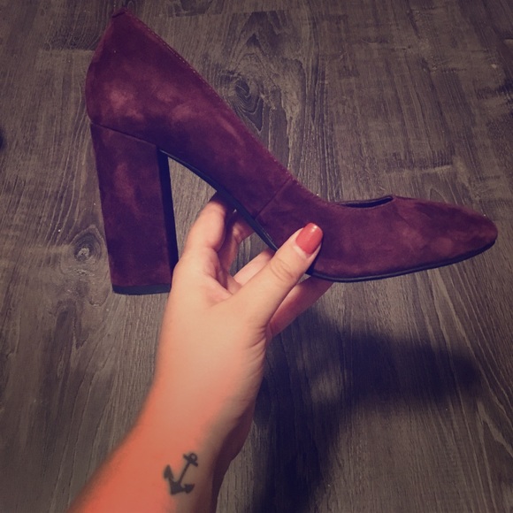 BCBGeneration Shoes - BCBGeneration Maroon Heels