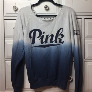 VS PINK ombre long sleeved sweatshirt