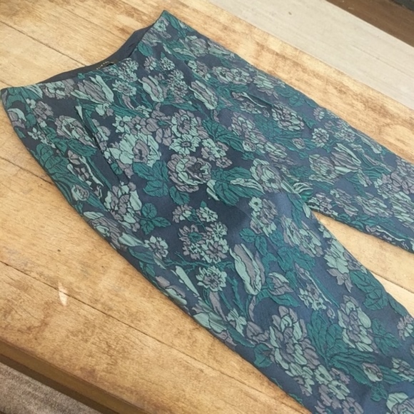 Elie Tahari lined floral tapestry pants NWOT - Picture 2 of 6