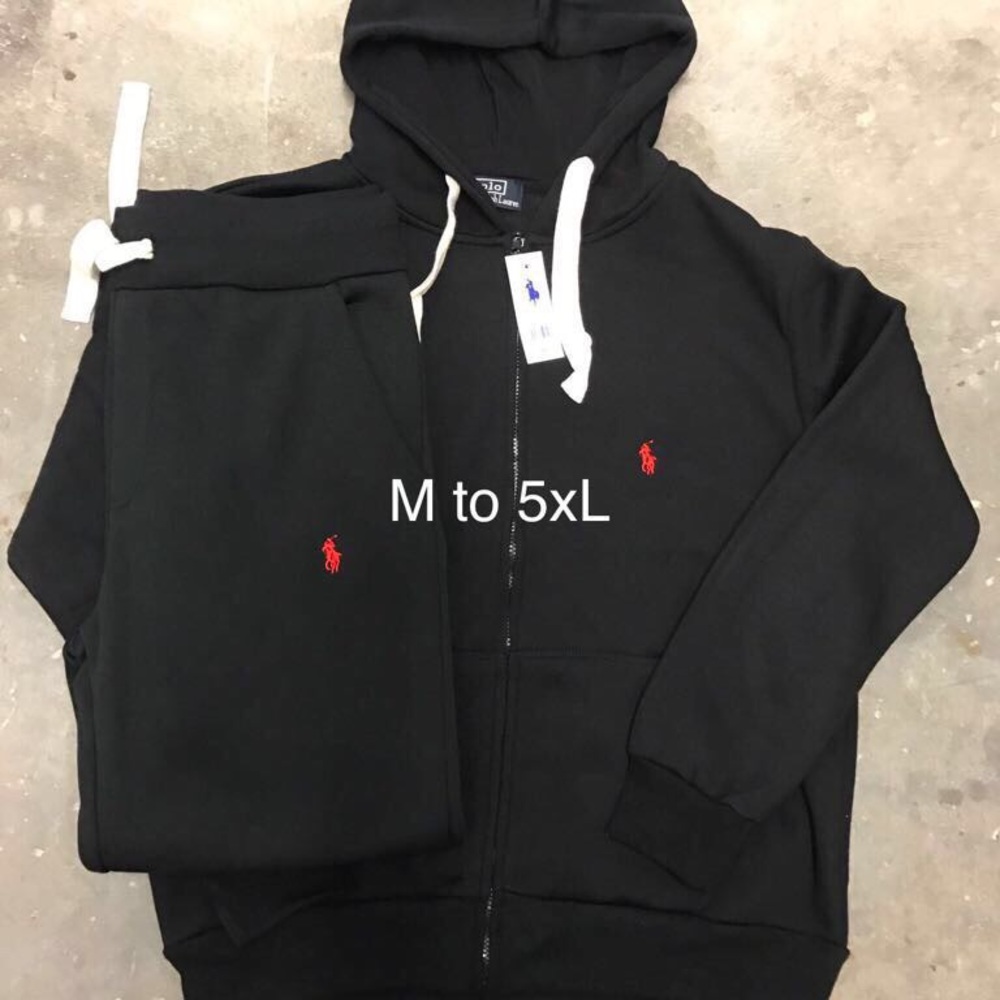 Polo sweat suite jacket and pants - Picture 3 of 4