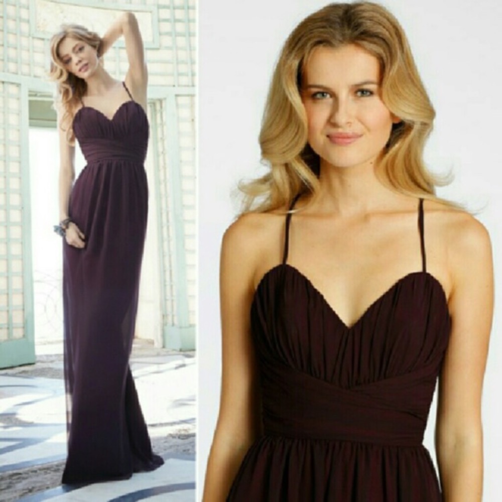 Purple Bridesmaid Gown