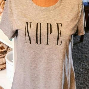 NOPE tee