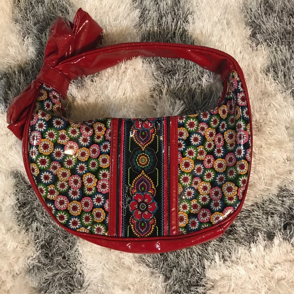 Rare! Retired paprika Frill Vera Bradley hobo bag