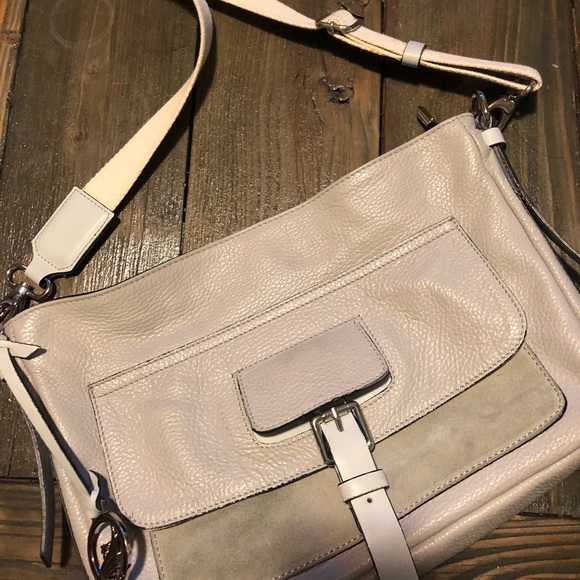 Grey Leather Purse - Picture 1 of 6