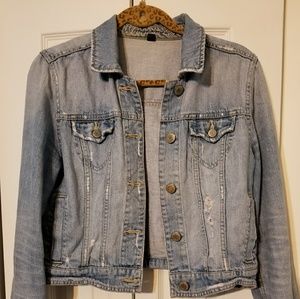 Distressed Denim Jacket