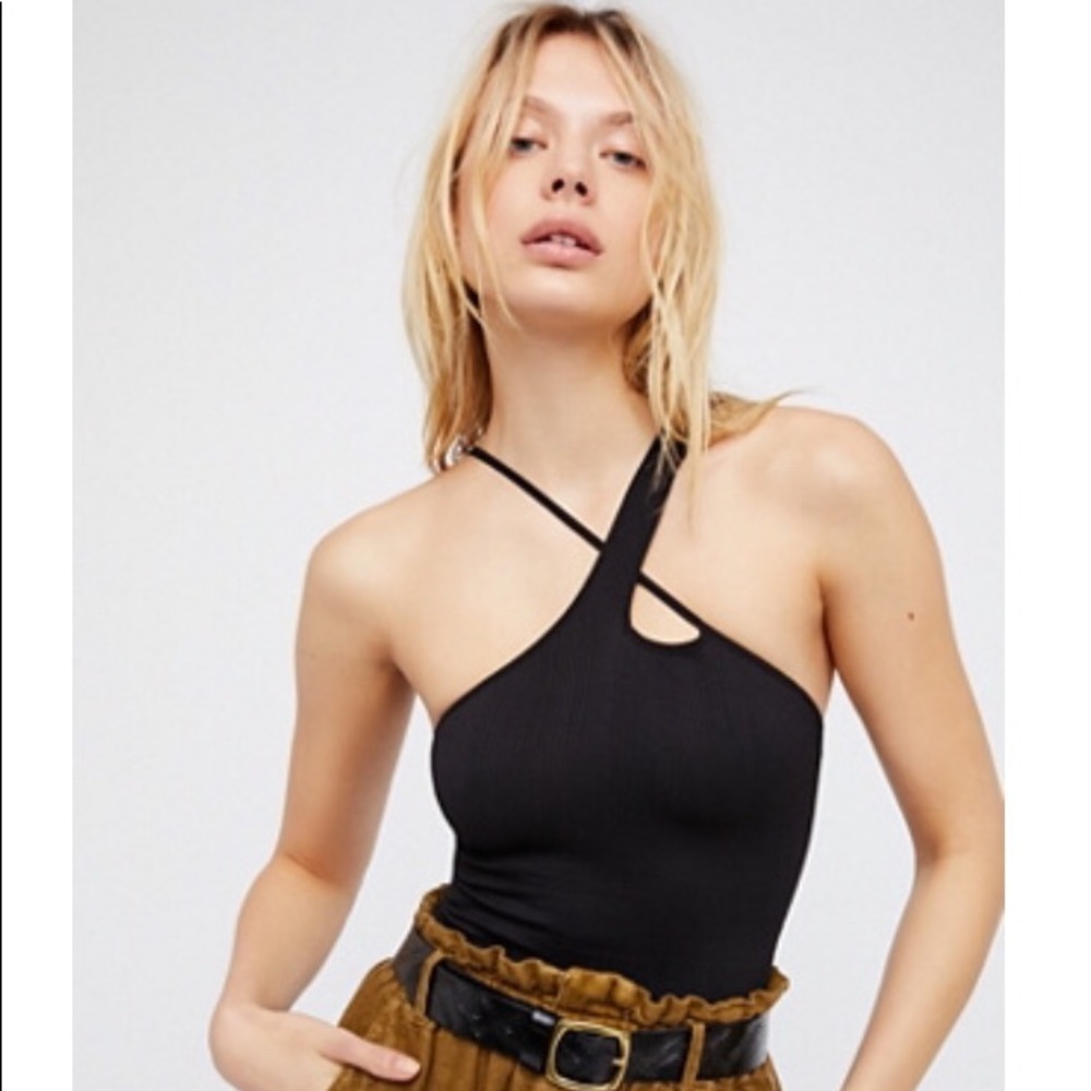 Black Free People Tank Top