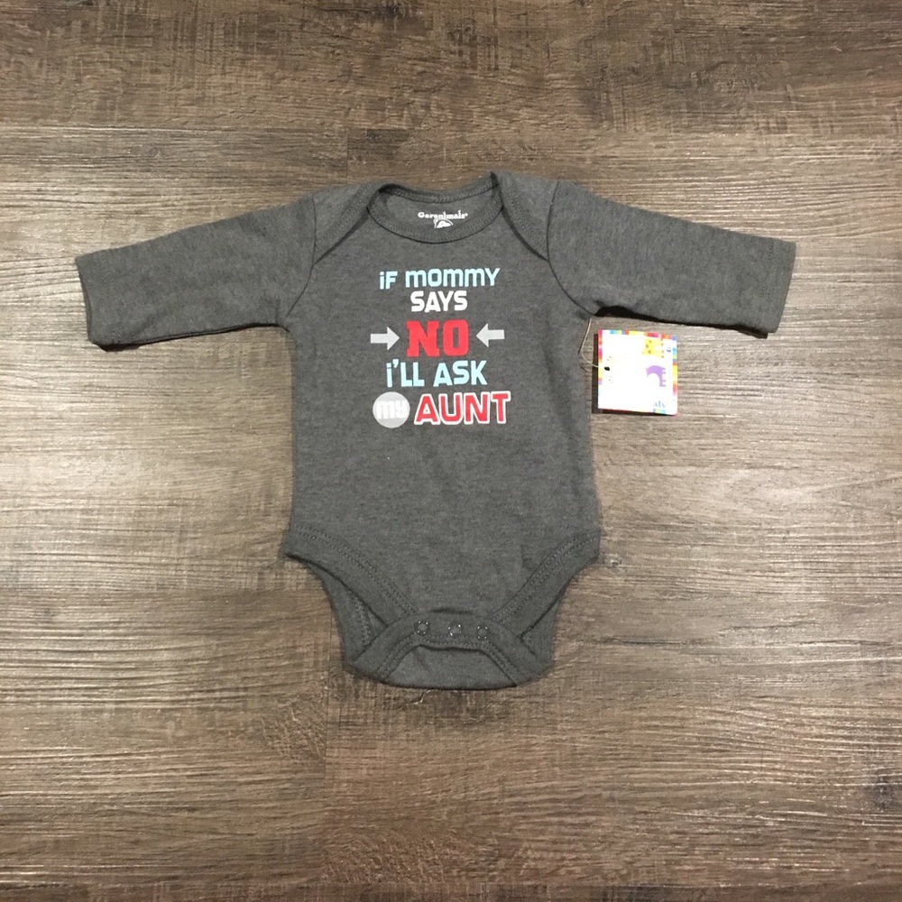 Geranimals bodysuit newborn Auntie