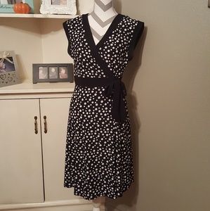 Polka Dot Wrap Dress