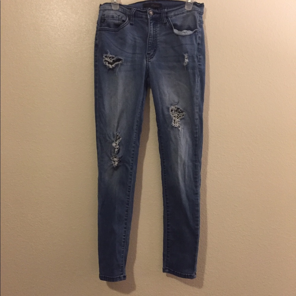 KanCan ripped skinny jean/leggings