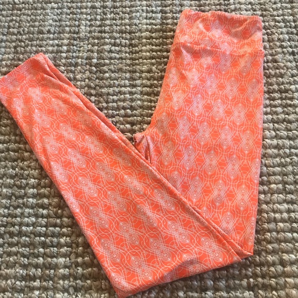 LuLaRoe Pants - LuLaRoe Leggings New Orange Creamsicle Color OS