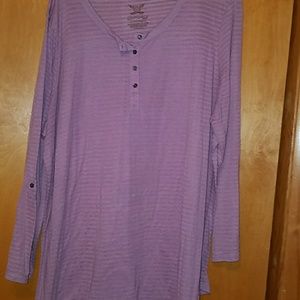 long sleeve tunic sleeves roll up and button.