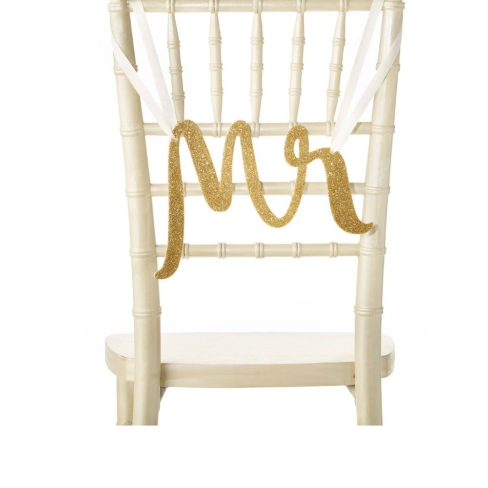 Mr. And Mrs. Chair signs