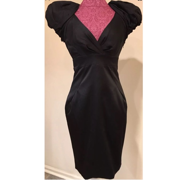 Ted Baker Dresses & Skirts - New TED BAKER Black Alwaid Silk Dress Sz 2 US 6