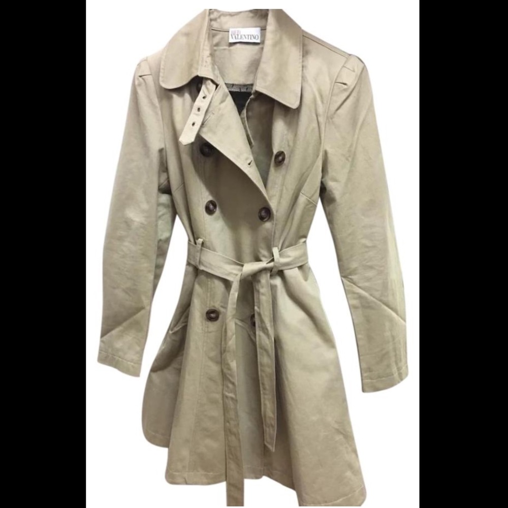 Red Valentino Cream Trench Coat