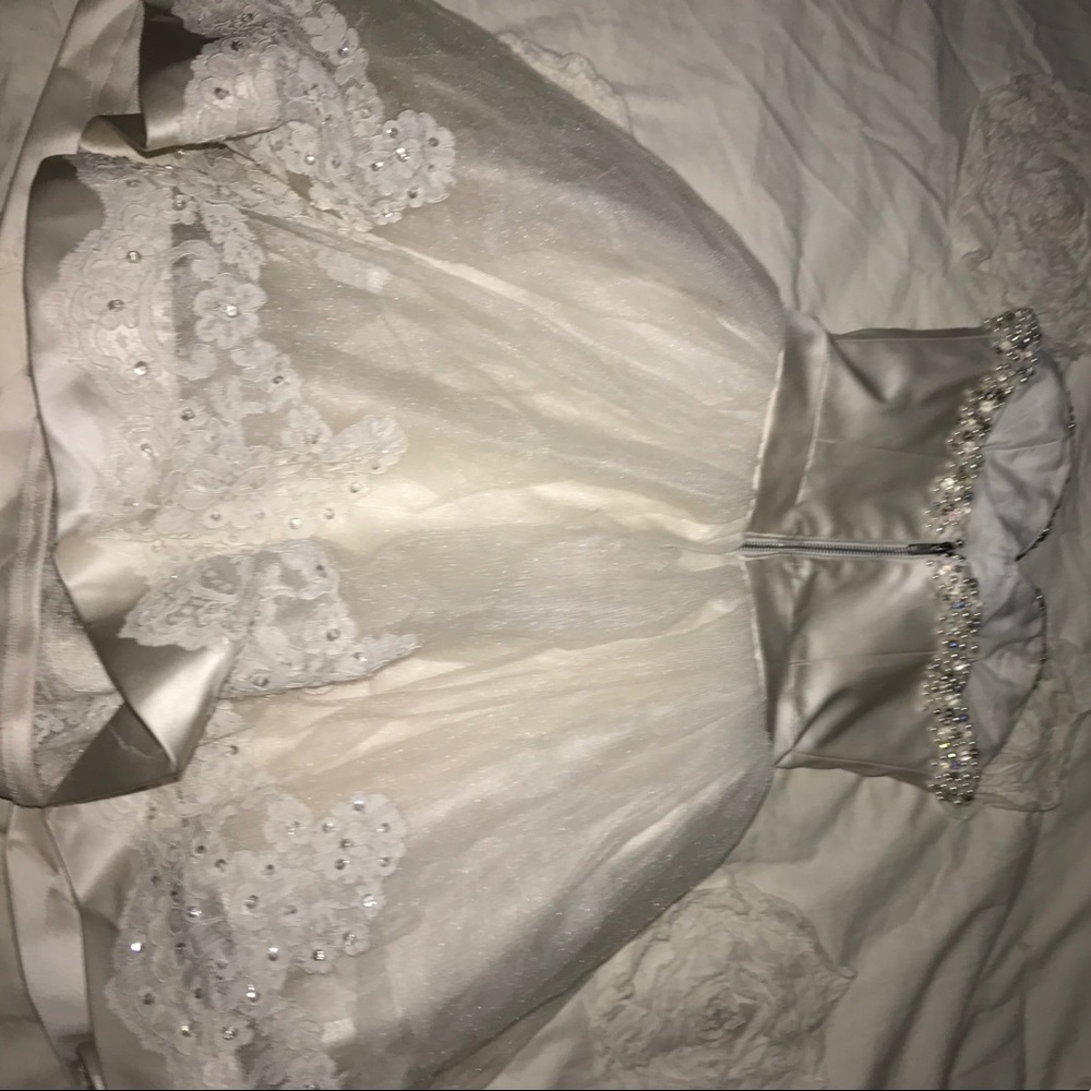 Sherri Hill short white/ivory dress. #prom - Picture 6 of 7