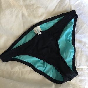 Midnight blue swim bottoms, sz S