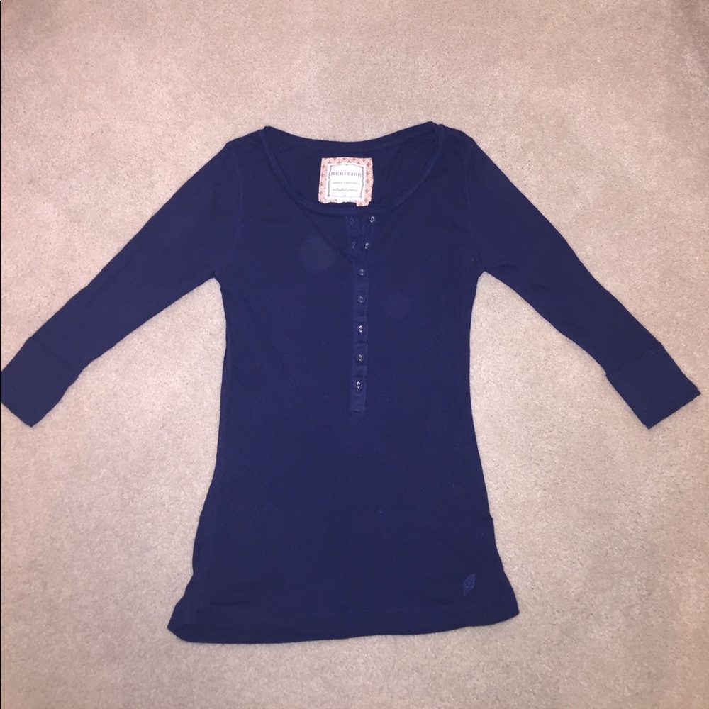 3/4 sleeve knit top