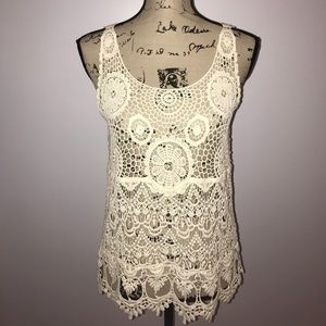 Forever21 crochet tank top