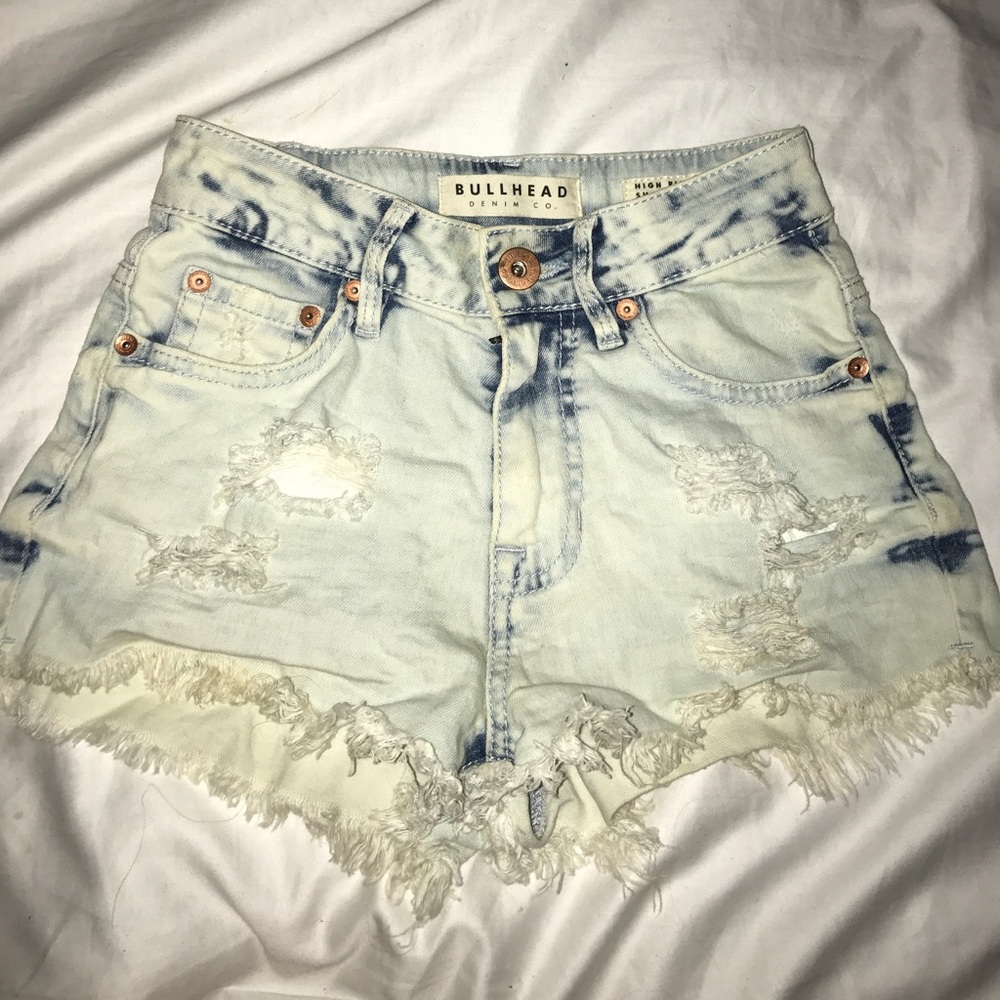 Denim shorts