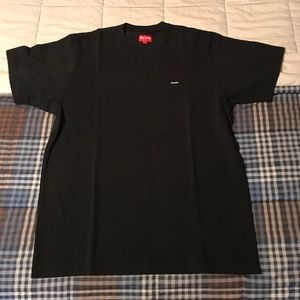 Black Supreme Small Pique Tee