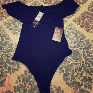 Brand new off the shoulder bodysuit from Express