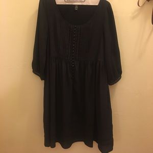 Black baby doll dress