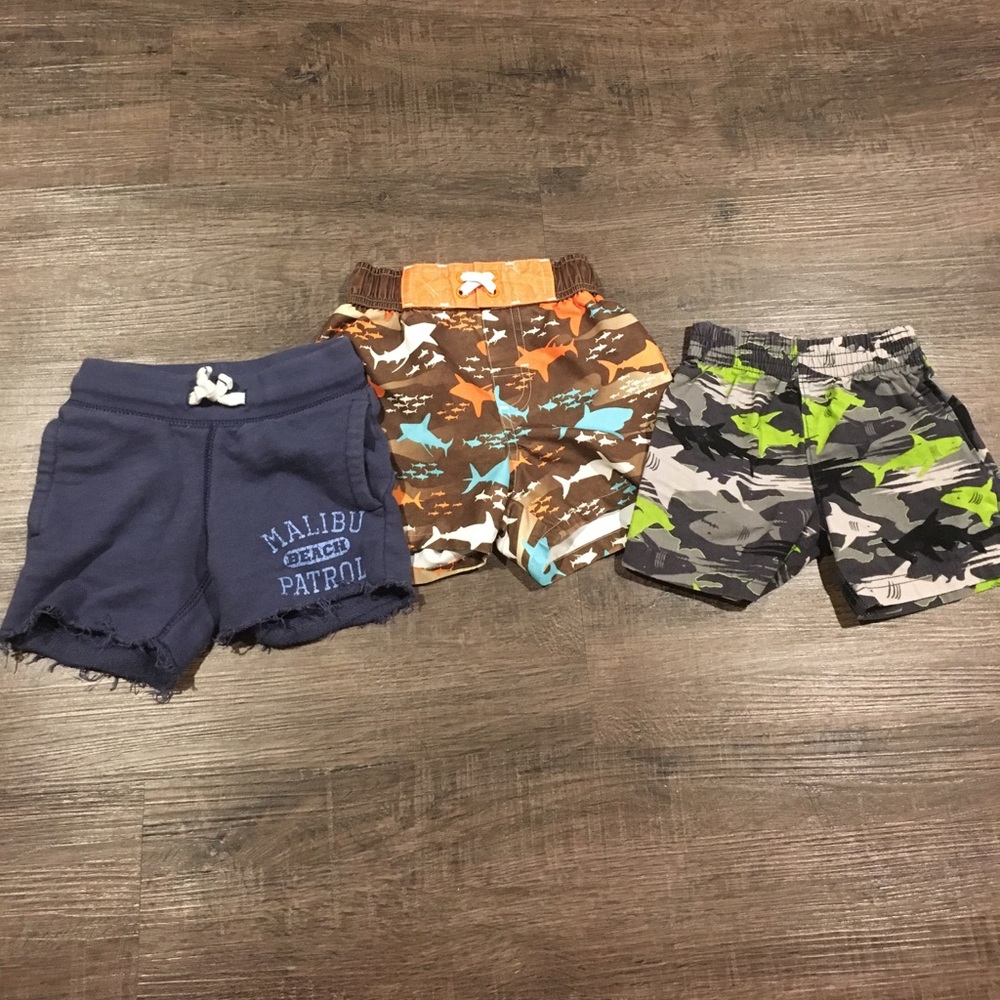 Boys swim and casual shorts 9mo and 12mo