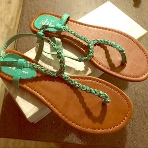 Beautiful teal sandals