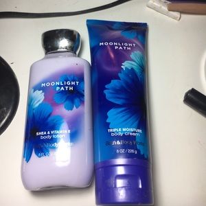 Moonlight Path BBW lotion set