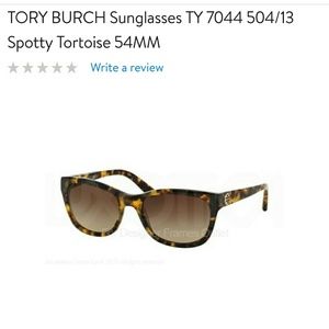 Tory Burch Spotty Tortoise Sunglasses