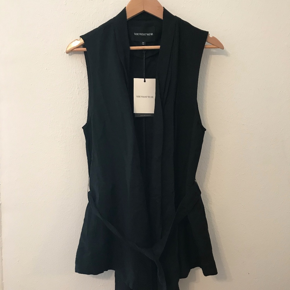 Who What Wear Sleeveless Cardigan